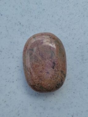 Rhodonite Crystal Palm Stone